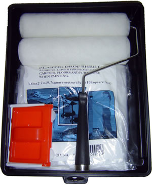 Paint Roller Kit 230mm 6pce $12.75
